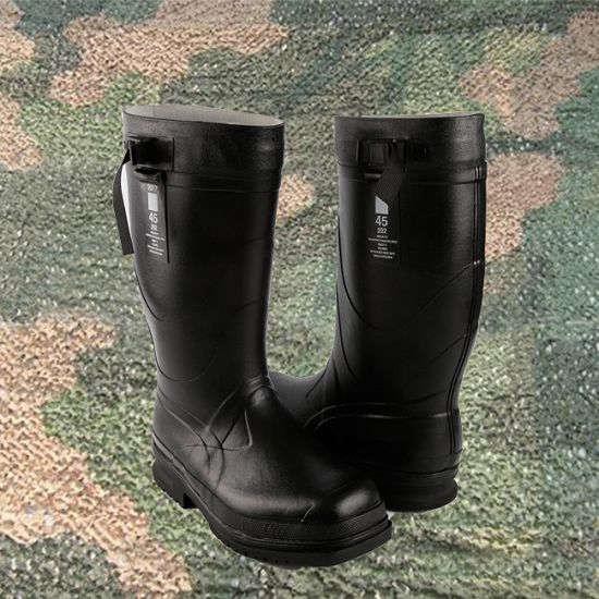 Bottes militaires en caoutchouc bromobutyle