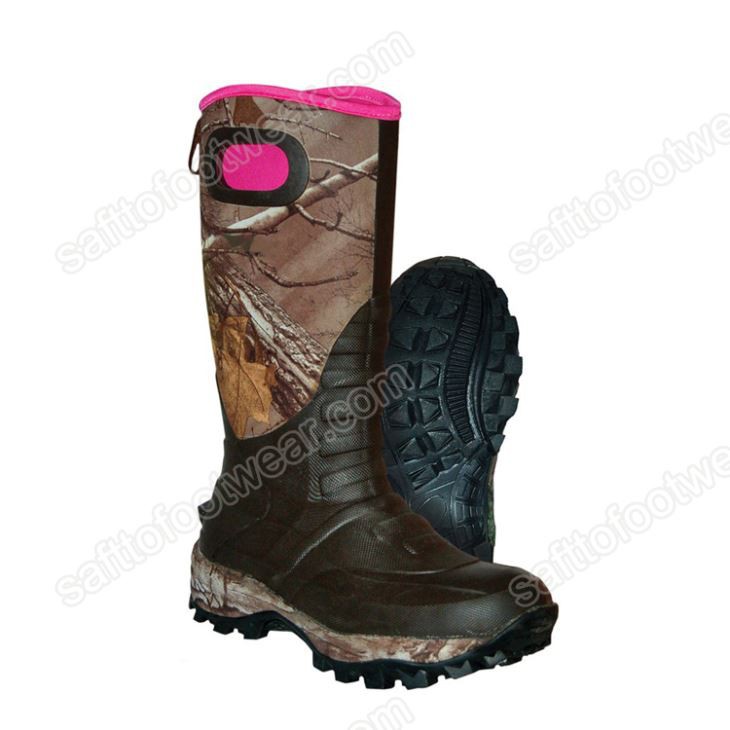 Bottes imperméables en caoutchouc à semelle extérieure robuste